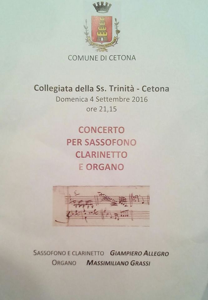 Concerto 4 settembre