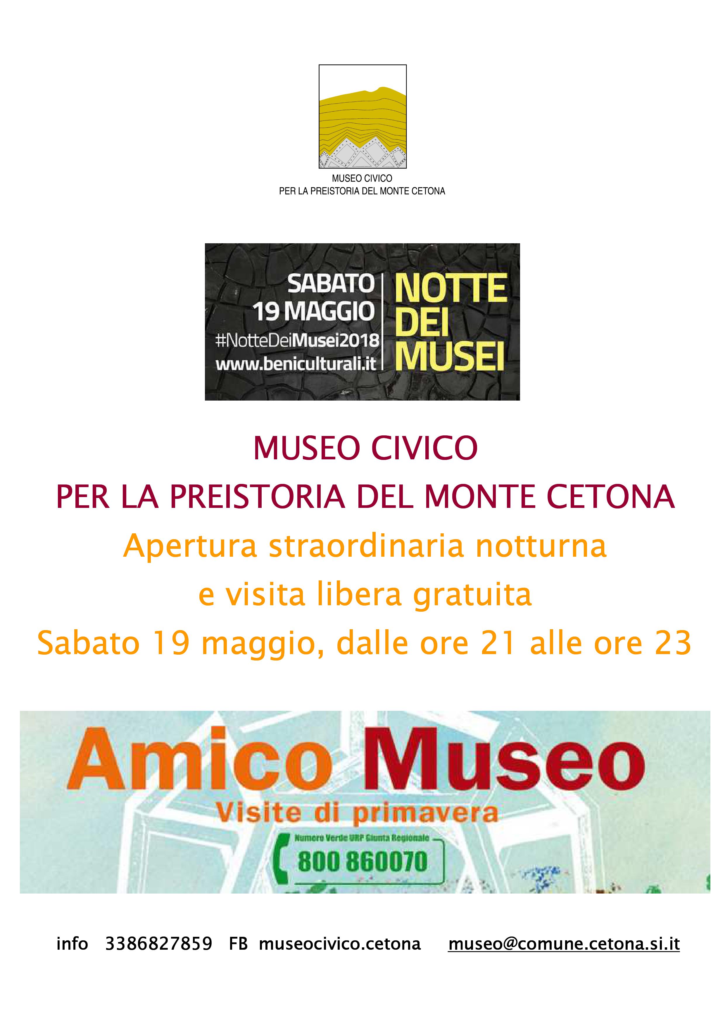 Notte musei 2018