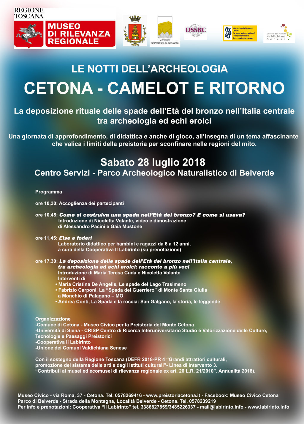 Programma Cetona 28 luglio leggero